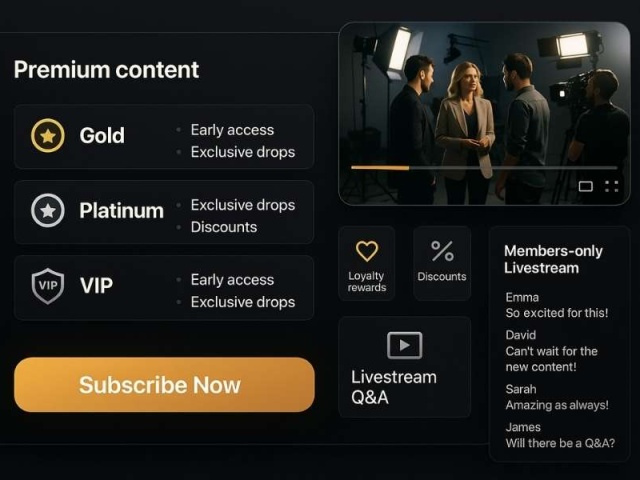 Subscription-Based Premium Content Access
